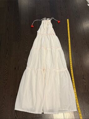 Club Monaco white cotton midi dress XS